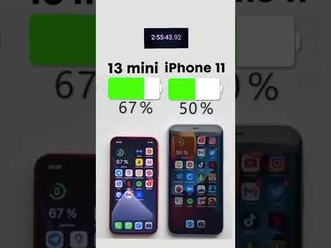 iPhone 13 mini vs. iPhone 11 Battery Test 🔋Subscribe for more 🤙🏼