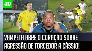 ‘Quando eu vi o cara correndo atrás do Cássio…’; Vampeta abre o coração após agressão de torcedor