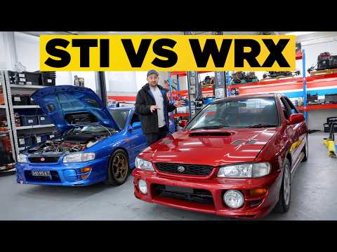 Subaru GC8 WRX vs STI - What's the DIFFERENCE?