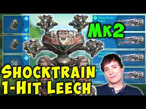 1 Hit Kill SHOCKTRAIN LEECH Mk2 & Death Mark War Robots Gameplay WR