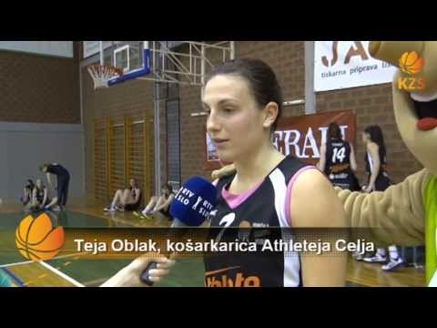 Teja Oblak po drugi finalni tekmi DP za košarkarice - 3. maj 2013