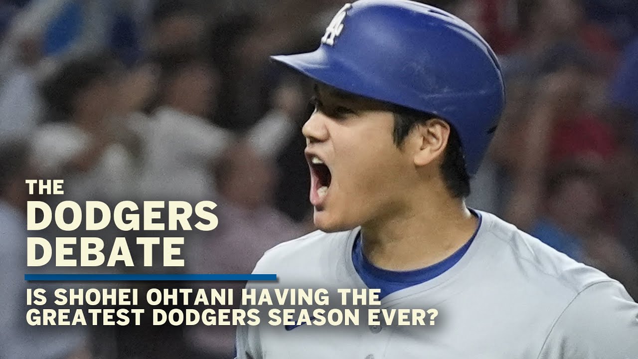 Shohei Ohtani creates the 50/50 club. Is he having the greatest Dodgers season ever?