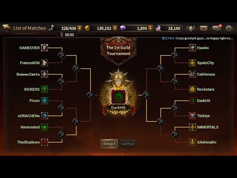 DARKHIT WINNERS OF 1ST EU HIT TORUNAMENT!! #1 GUILD ON EU SERVERS