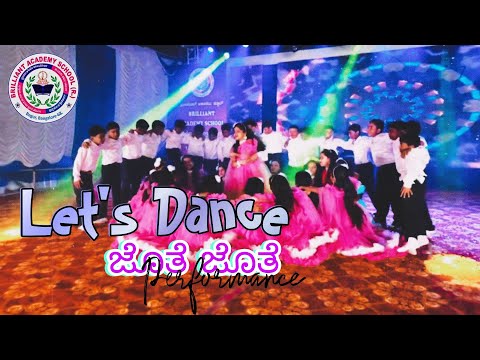 Let's Dance Jothe Jothe | Performance by 4th Std Students | Brilliant Academy School | Annual Day 24