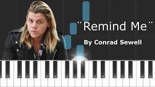 Conrad Sewell - &quot;Remind Me&quot; Piano Tutorial - Chords - How To Play - Cover