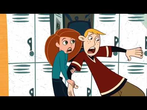 Kim & Ron’s first kiss (Kim Possible)