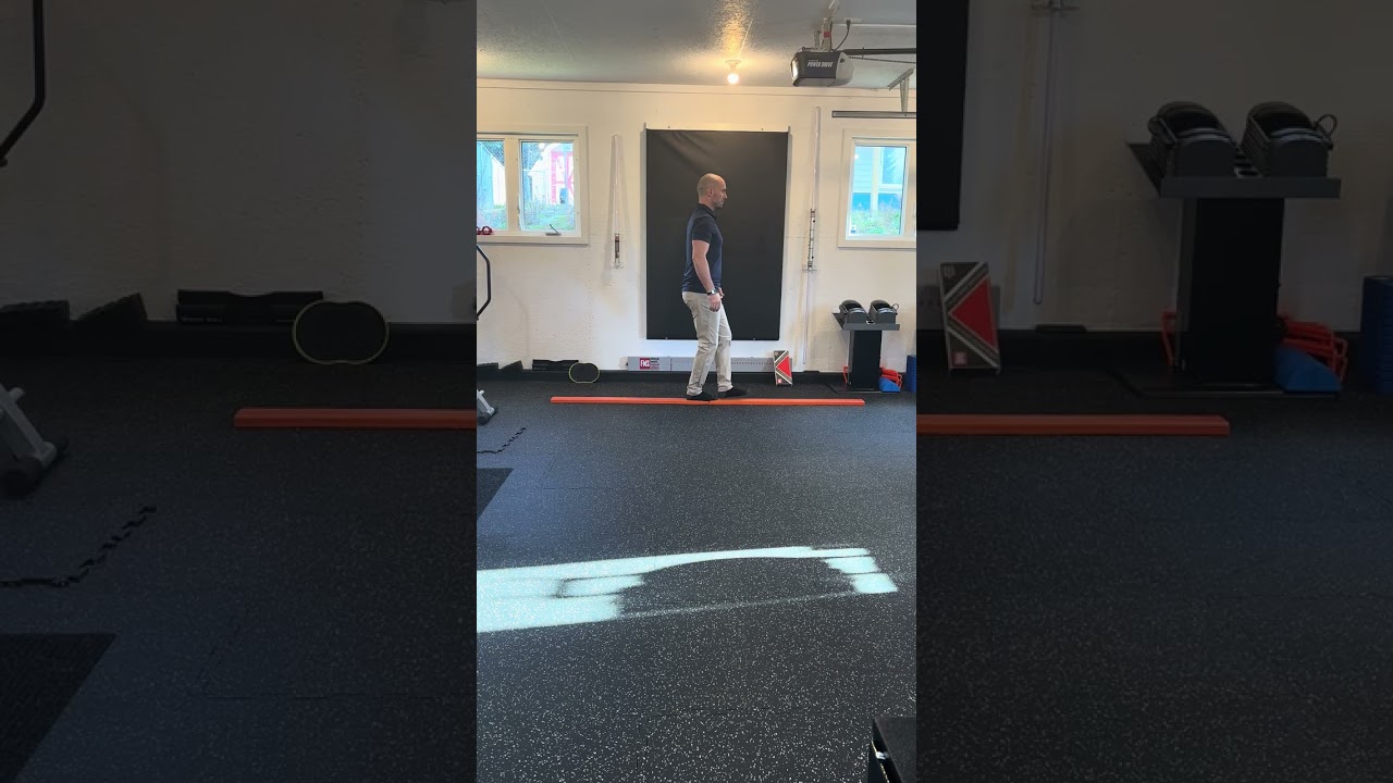 3. Level 3 Balance Beam Forward Walk (Side View)