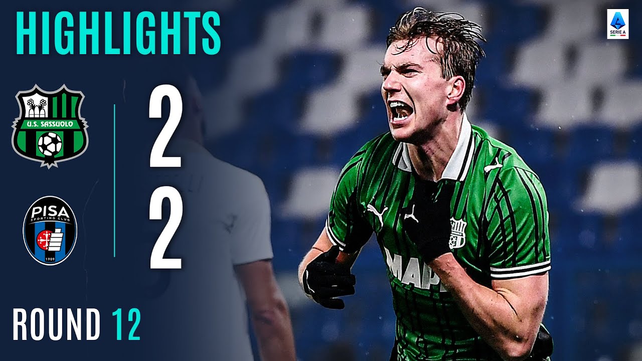SASSUOLO-PISA 2-2 | HIGHLIGHTS | Thorstvedt’s Late Equaliser Rescues Sassuolo | Serie A 2025/26
