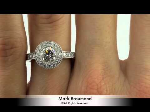 1.95ct Round Brilliant Cut Diamond Engagement Anniversary RingMark Broumand