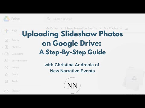 Upload Slideshow Photos to Google Drive
