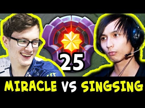 MIRACLE stack vs SINGSING stack + 25 level INVOKER by InvokerGirl