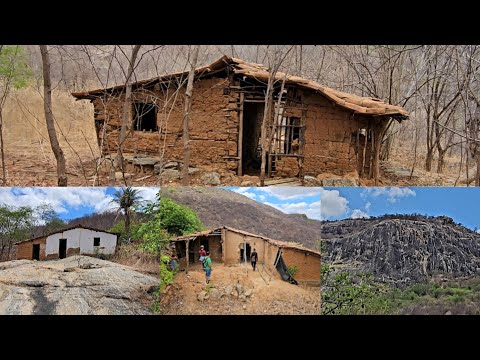  FORAM EMBORA, CASAS ABANDONADAS FICOU FANTASMA SERRA DE SANTO ANTONIO MIRAIMA CE,  