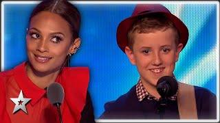 CUTE Kid Sings a Love Song For His Crush on Britain's Got Talent!