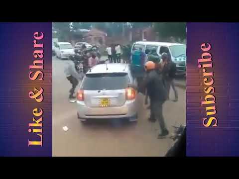 Wuuno Driver akubye owa boda boda, Naye bamuse