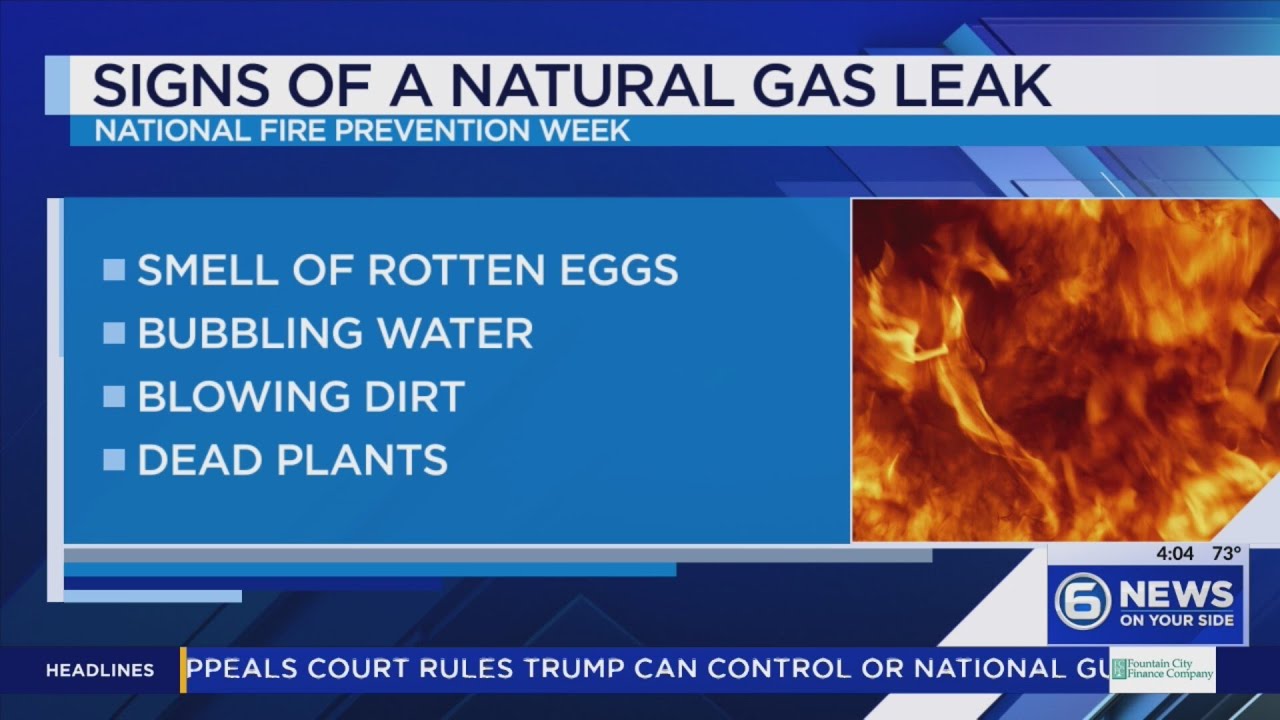 How to identify a gas leak and what you should do next