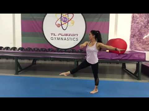 Suri Level 5 - Gymnastics Floor Routine - Skeletons