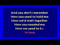 Mariah Carey And You Don T Remember Karaoke