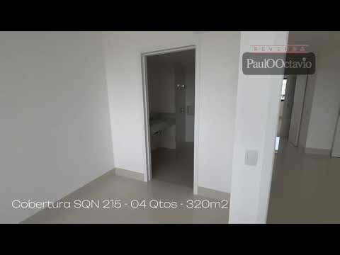 SQN 215 - Cobertura 04 qtos - 320 m² - 04 vagas