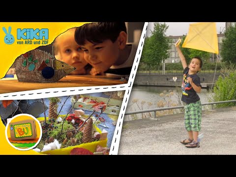 Wir basteln einen Zwergengarten, Igel und einen Drachen | ENE MENE BU