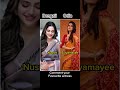 Bengali Actress Nusrat Vs Odia Actress Suryamayee Beauty Actressess Shorts