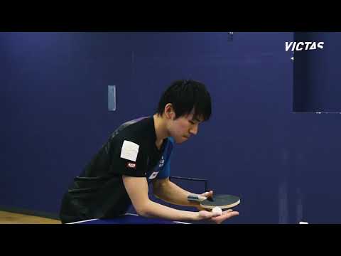 Koki Niwa   Service Technique #3 by VICTAS