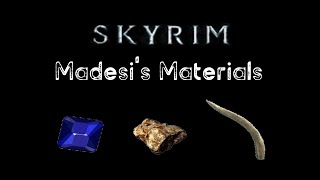 Where To Find ALL Of Madesi's Materials - SKYRIM - PS4