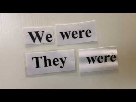 The Verb "to be" past