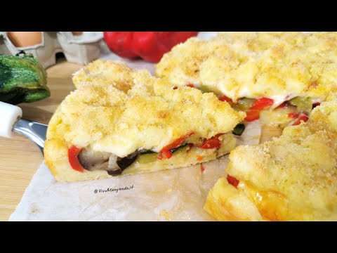 Sbriciolata di patate con verdure