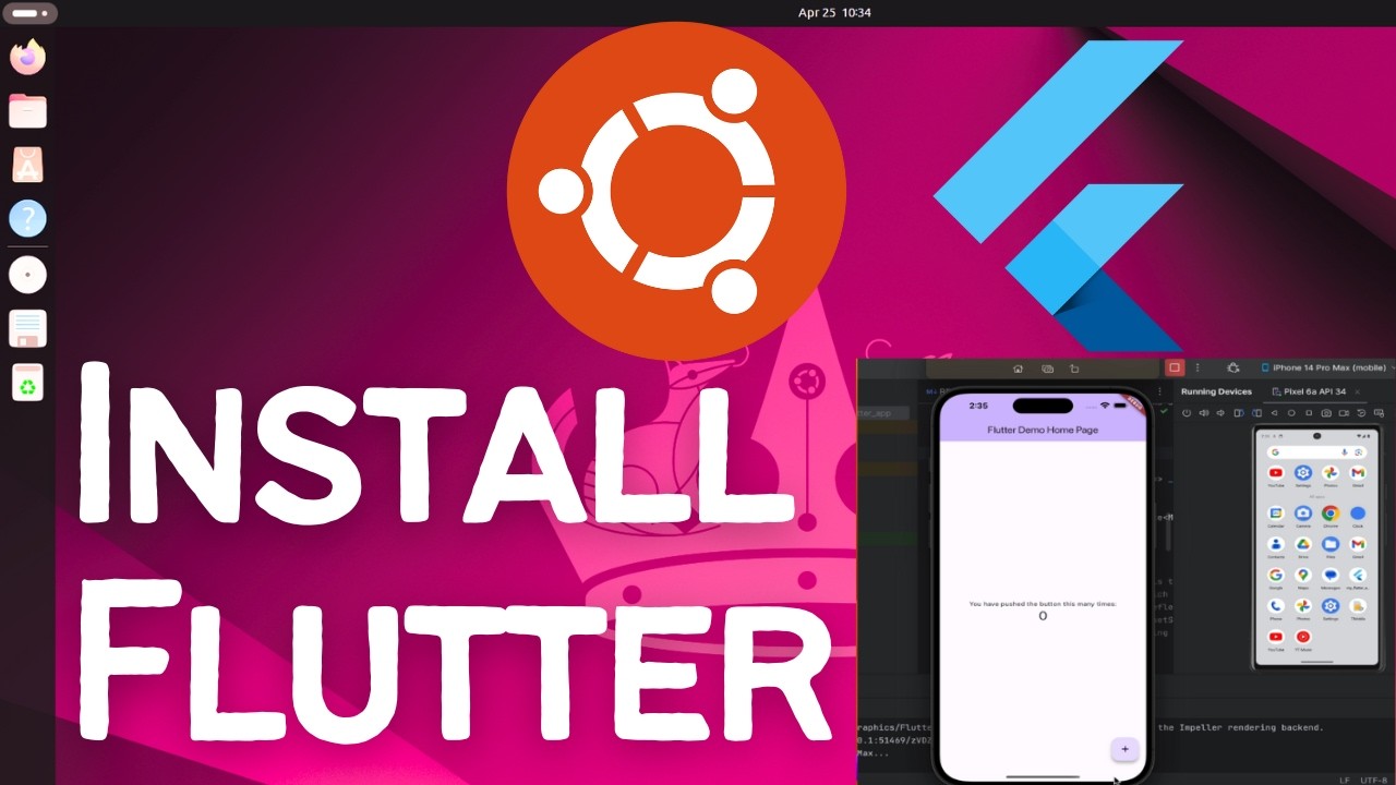 How to Install Flutter on Ubuntu 24.04 LTS Linux | Android Studio
