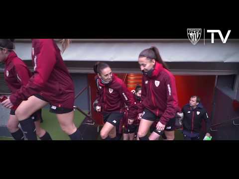 Imagen de portada del video Entrenamiento del equipo femenino en San Mamés