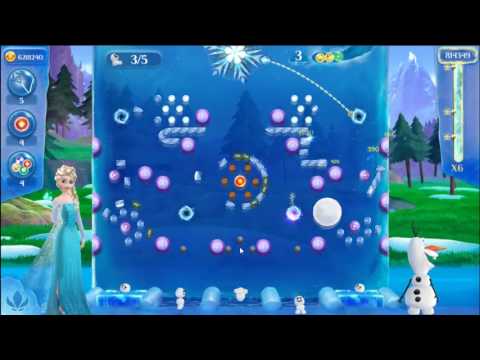 Frozen Free Fall: Icy Shot Level 222 - NO BOOSTERS ☃☃☃