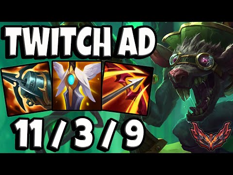 OTP Twitch vs Ezreal [ ADC ] Lol Korea Grandmaster Patch 12.9 ✅