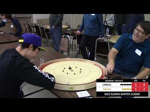 2023 Elmira Crokinole - Walsh v Langill - Semifinal