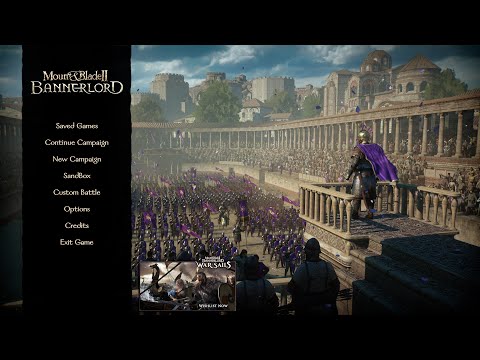 Mount & Blade II: Bannerlord | Main Menu work | All factions