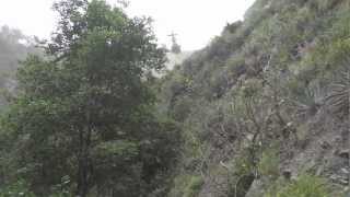 preview picture of video 'Rescue Helicopter Attempts to Save Hiker After Fall at Eaton Canyon'