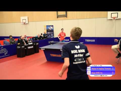 Tafeltennis Eredivisiecup finale 2015