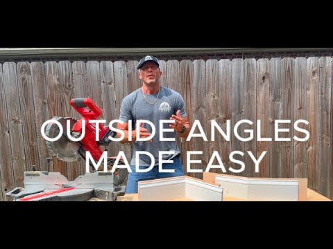 How to Cut Outside Angles without an Angle Finder  SO EASY