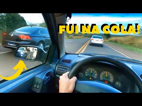PASSAT TSI E BMW CHAMARAM O ASTRA DE 170cv NA SETA! TENTEI A SORTE!