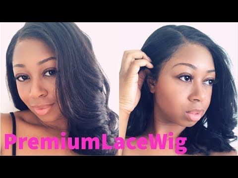 14 inch Brazilian Human Hair Full Lace Wig Natural Wave Bob Hair