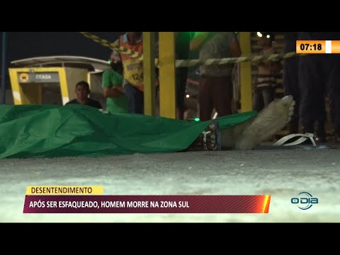 ApoÌs ser esfaqueado, homem morre na zona sul 29 09 2021