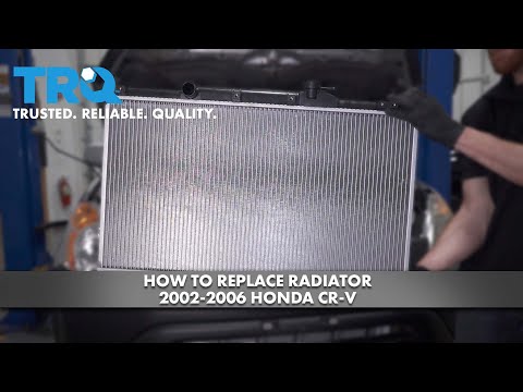 How to Replace Radiator 2002-2006 Honda CR-V