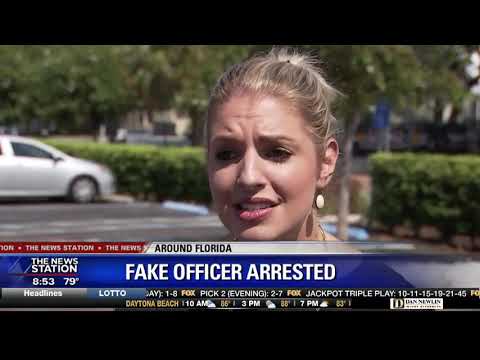 Fake officer arrested after pulling over real of officer