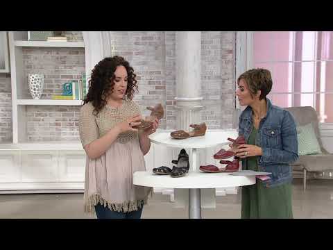 Earth Leather Mary Jane Sandals - Camellia Cahoon on QVC