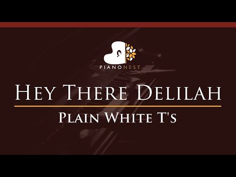 Plain White T's - Hey There Delilah - HIGHER Female Key (It's Piano Karaoke Instrumental)