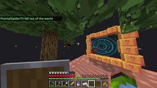 Minecraft space one block