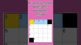 Accessory marked down after Halloween, maybe NYT Crossword Clue #nytmini