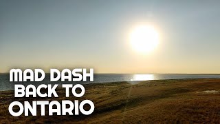 Mad Dash to ONTARIO | Driving from British Columbia to Ontario | Cross Canada Van Life Road Trip