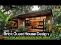 Hidden Gem: Unveiling Our Exposed Small Brick Guest House Design & Secret Garden