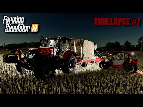 Farming Simulator 19 | Loading Straw | EUROFARMS | Timelapse #07