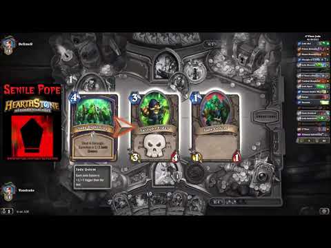 Hearthstone BDP: WILD  - Jade Shaman  vs C'Thun Jade Druid (Season 54 Day 12)